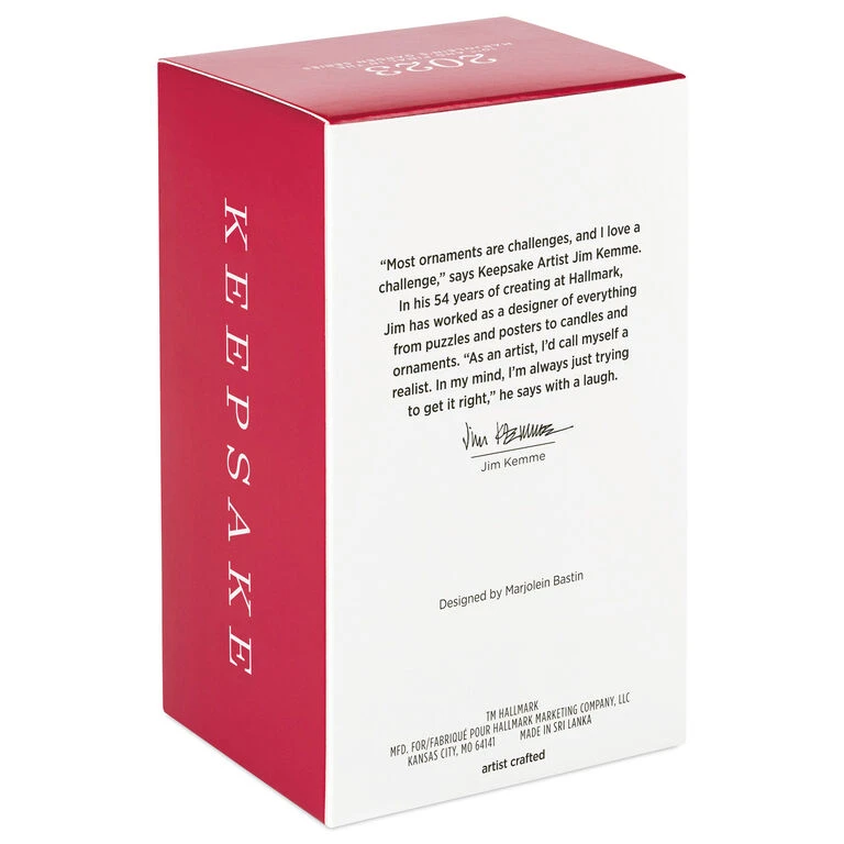 Hallmark Marjolein's Garden Winter Cardinals Ornament 7 Hallmark Marjolein's Garden Winter Cardinals Ornament - Image 5