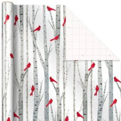 Hallmark Winter Wonder 3-Pack Christmas Wrapping Paper Assortment, 120 Sq. Ft. 13 Hallmark Winter Wonder 3-Pack Christmas Wrapping Paper Assortment, 120 Sq. Ft. -Hallmark Sales Store Cardinals Snowflakes and Village Gift Wrap Pack 5JXW1075 05