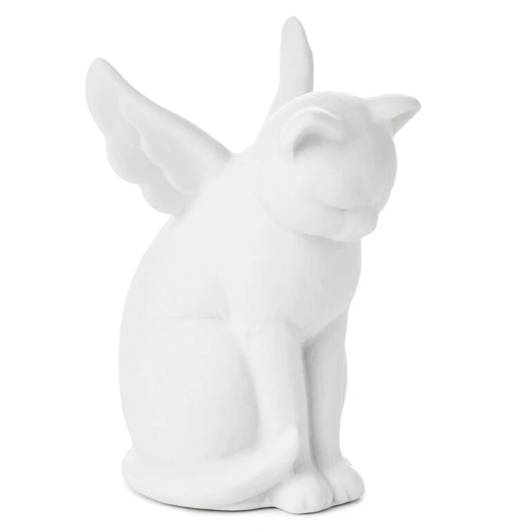 Hallmark Cat Angel Figurine Pet Memorial Gift, 3.25" 3 Hallmark Cat Angel Figurine Pet Memorial Gift, 3.25"