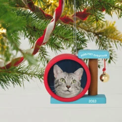 Hallmark Purr-fect Christmas 2023 Photo Frame Ornament 9 Hallmark Purr-fect Christmas 2023 Photo Frame Ornament -Hallmark Sales Store Cat Scratcher Toy Picture Frame Keepsake Ornament 1599QGO2597 02