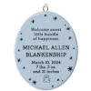 Hallmark Ceramic Personalized Ornament—Vertical Oval