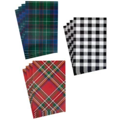 Hallmark Checks And Plaids 12-Pack Designed Shirt Boxes -Hallmark Sales Store Checks and Plaids 12Pack Designed Shirt Boxes 5XBC1124 05