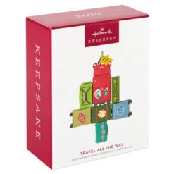 Hallmark Travel All The Way 2023 Ornament 11 Hallmark Travel All The Way 2023 Ornament -Hallmark Sales Store Christmas Tree of Luggage Keepsake Ornament 1899QGO2907 04