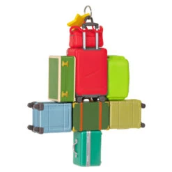 Hallmark Travel All The Way 2023 Ornament 13 Hallmark Travel All The Way 2023 Ornament -Hallmark Sales Store Christmas Tree of Luggage Keepsake Ornament 1899QGO2907 06