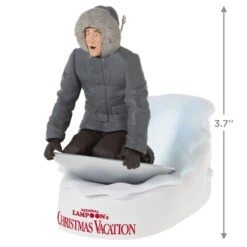 Hallmark National Lampoon's Christmas Vacation™ Don't Try This At Home, Kids! Ornament With Light And Sound 10 Hallmark National Lampoon's Christmas Vacation™ Don't Try This At Home, Kids! Ornament With Light And Sound -Hallmark Sales Store Christmas Vacation Clark on Sled Keepsake Ornament 2499QXI6269 03