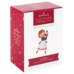 Hallmark Nutcracker Sweet Clara 2023 Exclusive Ornament -Hallmark Sales Store Clara With Nutcracker Keepsake Ornament 1799QXC5621 04