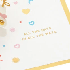 Hallmark Love You Always 3D Pop-Up Love Card 13 Hallmark Love You Always 3D Pop-Up Love Card -Hallmark Sales Store Colorful Hearts 3D PopUp Love Card 1299LAD2904 03