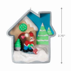 Hallmark Cookie Cutter Christmas Ornament -Hallmark Sales Store Cookie Cutter Mouse Diorama Keepsake Ornament 1799QXR8067 03