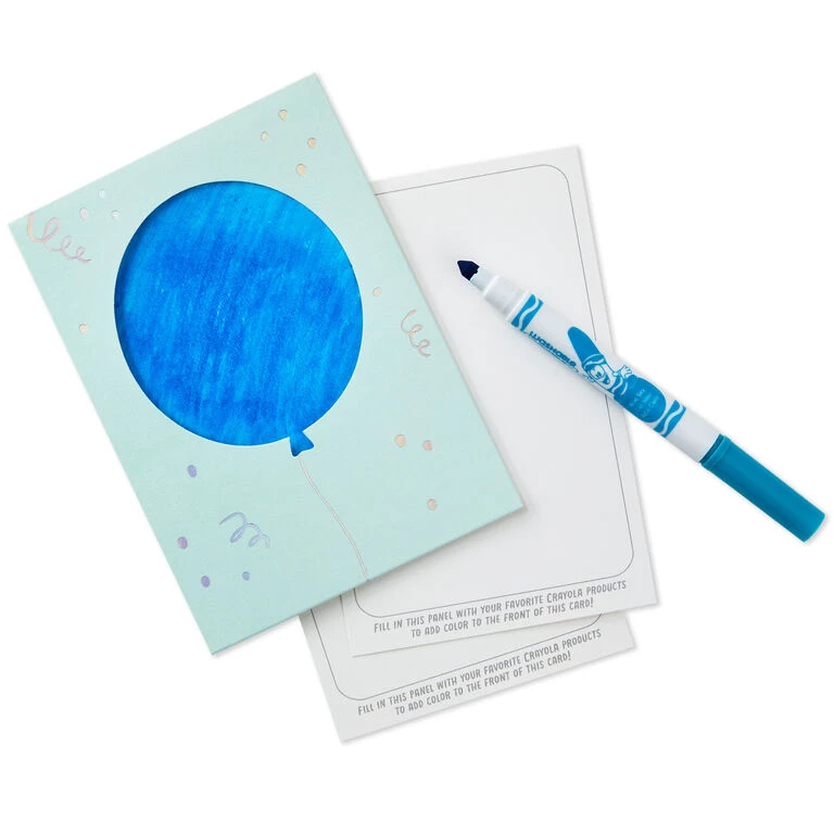 Hallmark Crayola® Kids Card Kit With Markers In Caddy, Pack Of 8 8 Hallmark Crayola® Kids Card Kit With Markers In Caddy, Pack Of 8 - Image 6