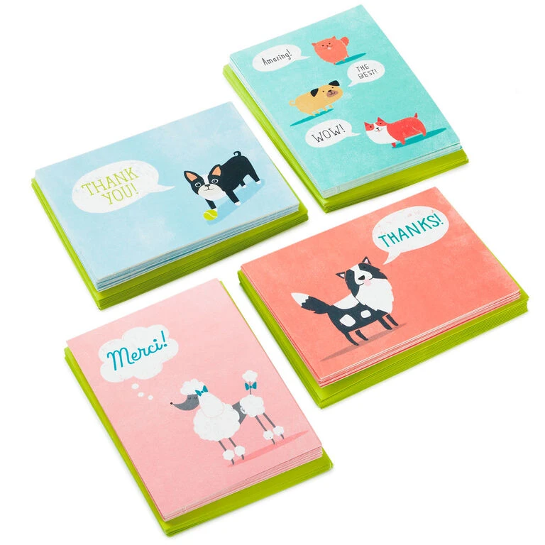 Hallmark Cute Dogs Assortment Blank Thank-You Notes, Pack Of 48 3 Hallmark Cute Dogs Assortment Blank Thank-You Notes, Pack Of 48