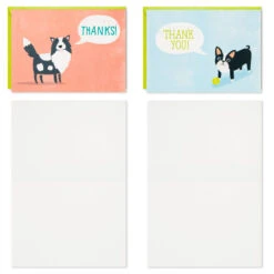 Hallmark Cute Dogs Assortment Blank Thank-You Notes, Pack Of 48 12 Hallmark Cute Dogs Assortment Blank Thank-You Notes, Pack Of 48 -Hallmark Sales Store Cute Dogs Assortment Blank ThankYou Notes 5STZ1133 04