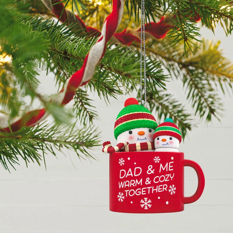 Hallmark Dad & Me Hot Cocoa Mug 2023 Ornament 4 Hallmark Dad & Me Hot Cocoa Mug 2023 Ornament - Image 2