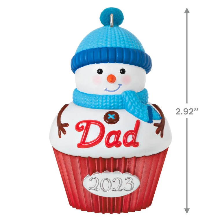 Hallmark Dad Cupcake 2023 Ornament 5 Hallmark Dad Cupcake 2023 Ornament - Image 3