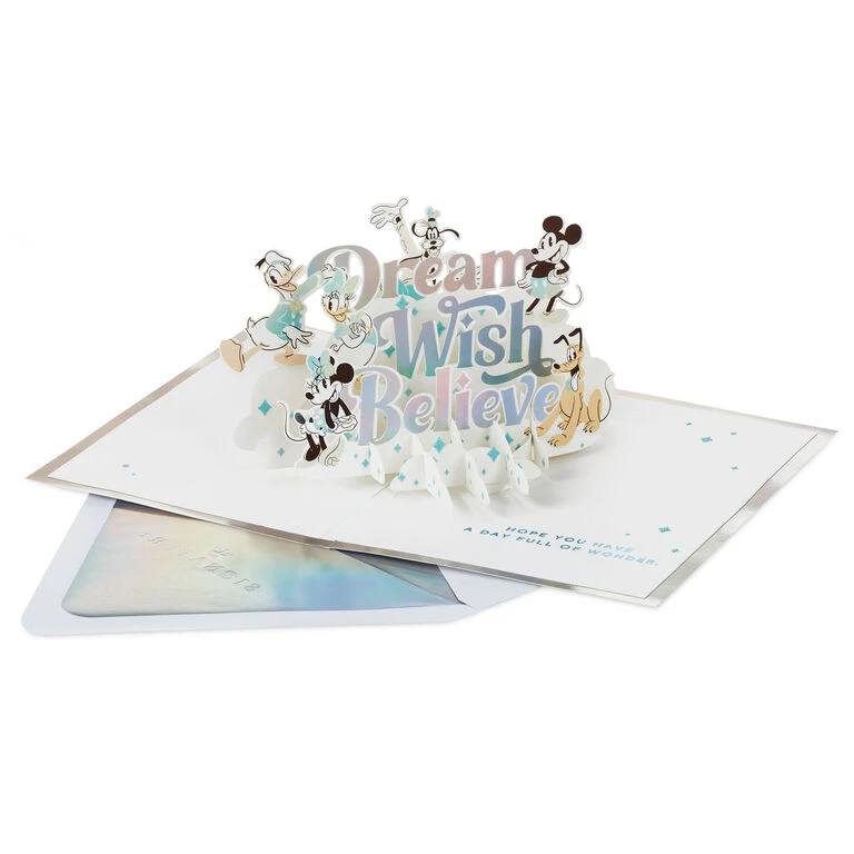 Hallmark Disney 100 Years Of Wonder Day Full Of Wonder 3D Pop-Up Card 4 Hallmark Disney 100 Years Of Wonder Day Full Of Wonder 3D Pop-Up Card - Image 2