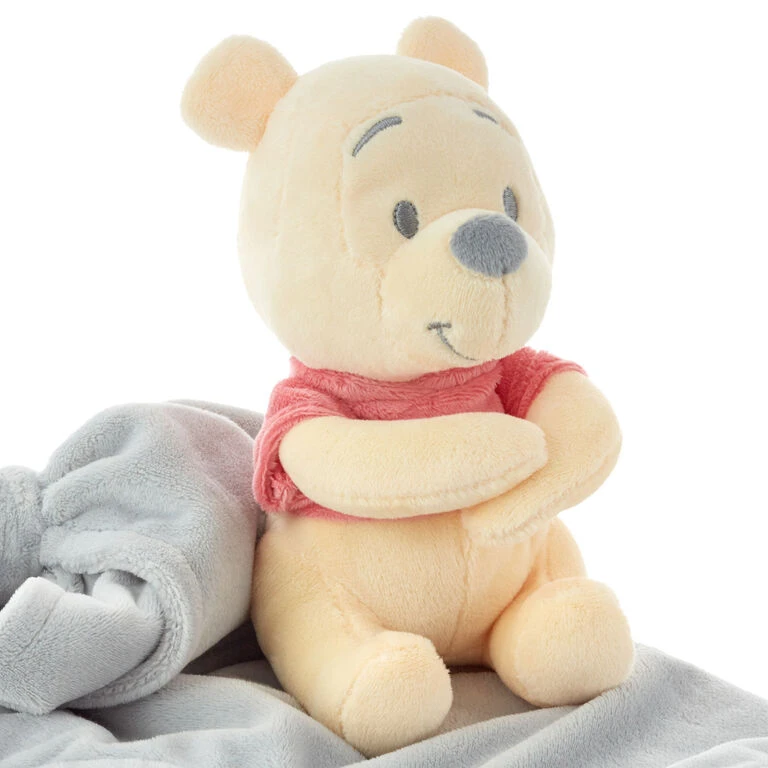 Hallmark Disney Baby Winnie The Pooh Plush And Lovey Blanket 5 Hallmark Disney Baby Winnie The Pooh Plush And Lovey Blanket - Image 4