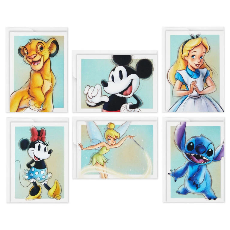 Hallmark Disney 100th Anniversary Boxed Blank Note Cards Assortment, Pack Of 24 4 Hallmark Disney 100th Anniversary Boxed Blank Note Cards Assortment, Pack Of 24 - Image 2