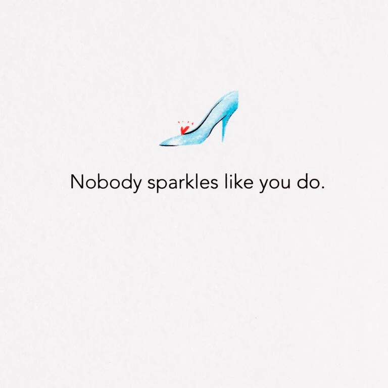 Hallmark Disney Princess Cinderella You Sparkle Quilled Paper Handmade Card 4 Hallmark Disney Princess Cinderella You Sparkle Quilled Paper Handmade Card - Image 2