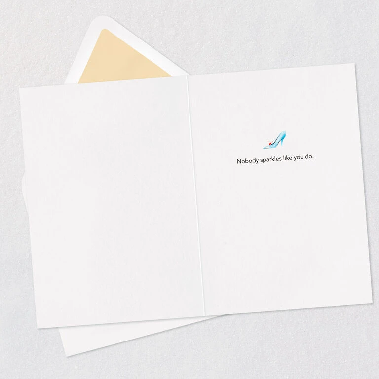 Hallmark Disney Princess Cinderella You Sparkle Quilled Paper Handmade Card 5 Hallmark Disney Princess Cinderella You Sparkle Quilled Paper Handmade Card - Image 3