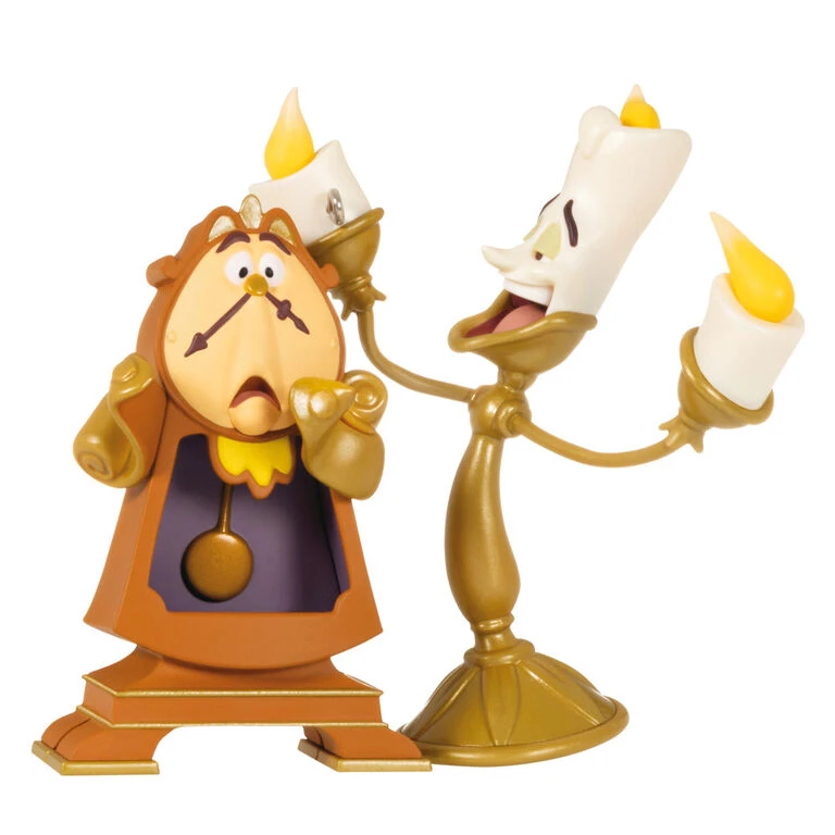 Hallmark Disney Beauty And The Beast Lumiere And Cogsworth Ornament 3 Hallmark Disney Beauty And The Beast Lumiere And Cogsworth Ornament