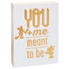 Hallmark Disney Mickey And Minnie Meant To Be Quote Sign 1 Hallmark Disney Mickey And Minnie Meant To Be Quote Sign -Hallmark Sales Store Disney Mickey and Minnie Meant to Be Sentiment 1DYG2049 01