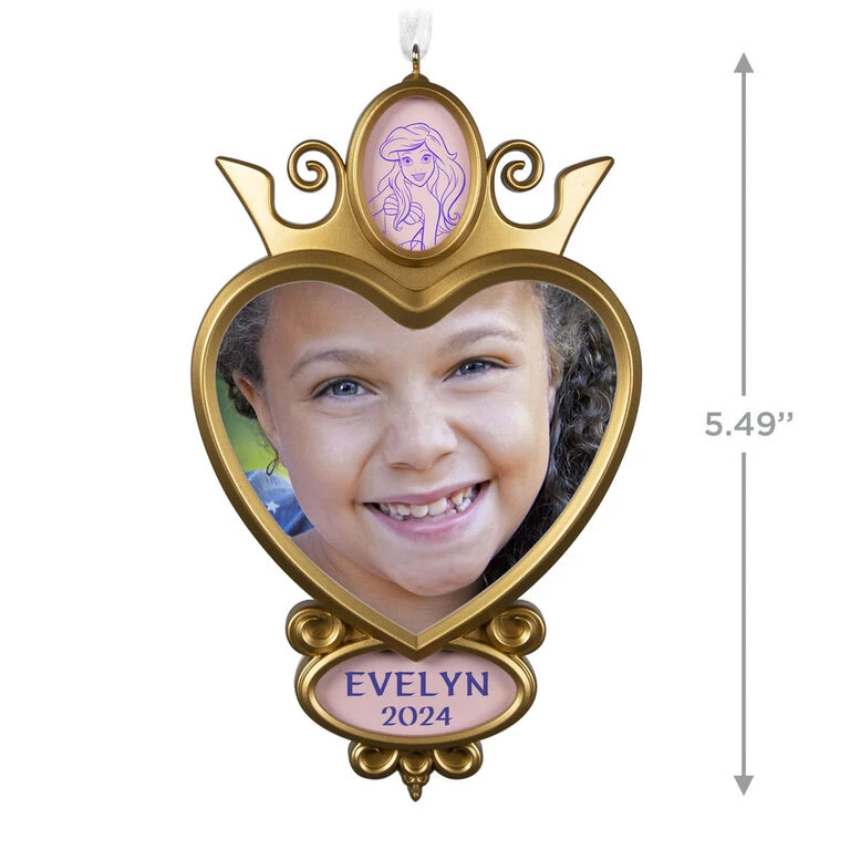 Hallmark Disney Our Little Princess Personalized Photo Frame Ornament 5 Hallmark Disney Our Little Princess Personalized Photo Frame Ornament - Image 3