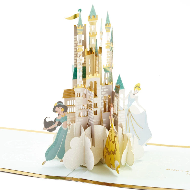 Hallmark Disney Princess Castle So Loved 3D Pop-Up Card 3 Hallmark Disney Princess Castle So Loved 3D Pop-Up Card