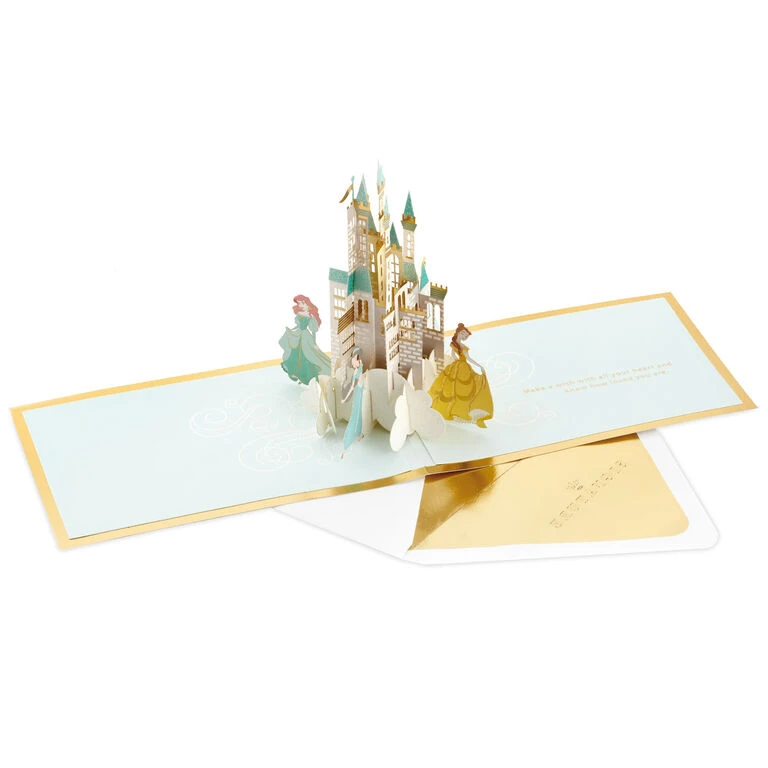 Hallmark Disney Princess Castle So Loved 3D Pop-Up Card 4 Hallmark Disney Princess Castle So Loved 3D Pop-Up Card - Image 2