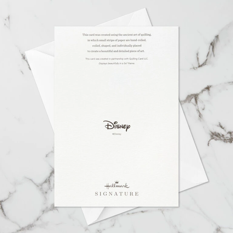 Hallmark Disney The Princess And The Frog Tiana Happy Wish Quilled Paper Handmade Card 9 Hallmark Disney The Princess And The Frog Tiana Happy Wish Quilled Paper Handmade Card - Image 7