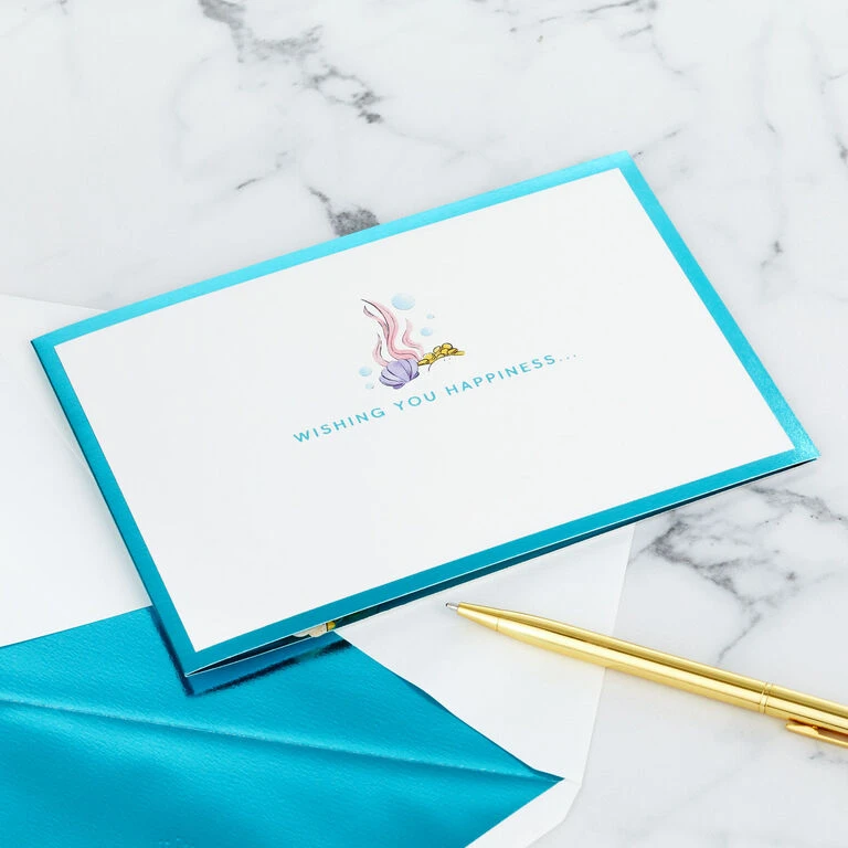 Hallmark Disney The Little Mermaid Wishing You Happiness 3D Pop-Up Card 9 Hallmark Disney The Little Mermaid Wishing You Happiness 3D Pop-Up Card - Image 7