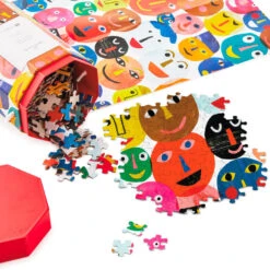 Hallmark Share Smiles 550-Piece Jigsaw Puzzle -Hallmark Sales Store Diverse and Colorful Faces 550 Piece Jigsaw Puzzle 1PUZ1430 02