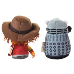 Hallmark Itty Bittys® Doctor Who The Fourth Doctor And Dalek Plush, Set Of 2 -Hallmark Sales Store Doctor Who Fourth Doctor and Dalek Plush itty bittys 1KDD2078 02