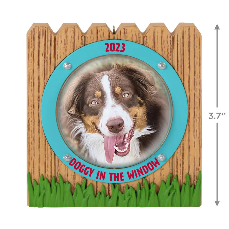 Hallmark Doggy In The Window 2023 Photo Frame Ornament 5 Hallmark Doggy In The Window 2023 Photo Frame Ornament - Image 3