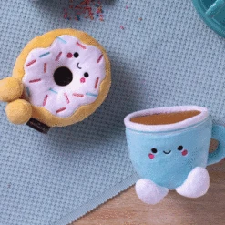 Hallmark Better Together Donut And Coffee Magnetic Plush, 5" 6 Hallmark Better Together Donut And Coffee Magnetic Plush, 5" -Hallmark Sales Store Donut and Coffee Magnetic Plush 1KID2092 02