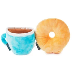 Hallmark Better Together Donut And Coffee Magnetic Plush, 5" 7 Hallmark Better Together Donut And Coffee Magnetic Plush, 5" -Hallmark Sales Store Donut and Coffee Magnetic Plush 1KID2092 03