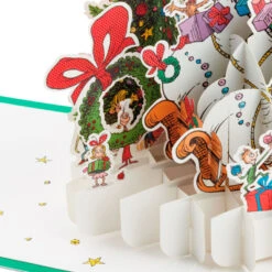 Hallmark Dr. Seuss™ How The Grinch Stole Christmas!™ Wreath 3D Pop-Up Christmas Card 14 Hallmark Dr. Seuss™ How The Grinch Stole Christmas!™ Wreath 3D Pop-Up Christmas Card -Hallmark Sales Store Dr. Seuss Grinch 3D PopUp Christmas Card 1499IXC7132 03