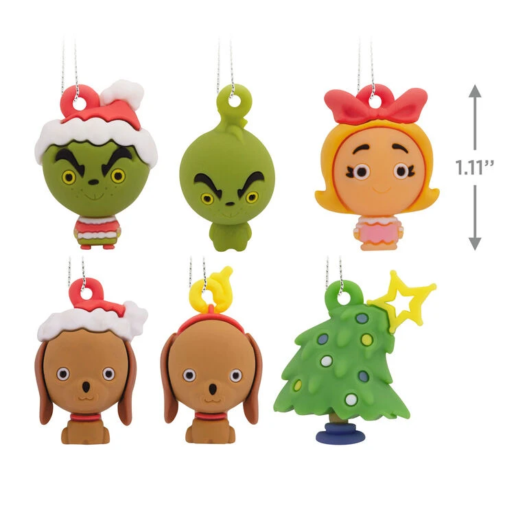 Mini Dr. Seuss's How The Grinch Stole Christmas!™ Shatterproof Hallmark Ornaments, Set Of 6 6 Mini Dr. Seuss's How The Grinch Stole Christmas!™ Shatterproof Hallmark Ornaments, Set Of 6 - Image 4