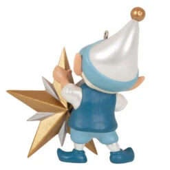 Hallmark North Pole Tree Trimmers Special Edition Ornament -Hallmark Sales Store Elf Trimming the Tree Keepsake Ornament 1999QGO2809 06