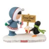 Hallmark Frosty Friends 2023 Ornament -Hallmark Sales Store Eskimo and Penguin Keepsake Ornament 1699QXR8029 01