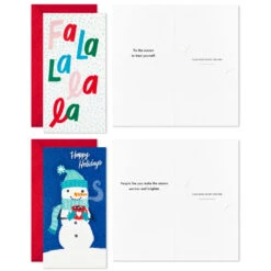 Hallmark Colorful And Casual Money-Holder Boxed Christmas Cards Assortment, Pack Of 36 -Hallmark Sales Store Festive Assorted MoneyHolder Boxed Christmas Cards 5CZE2139 03