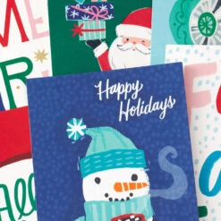 Hallmark Colorful And Casual Money-Holder Boxed Christmas Cards Assortment, Pack Of 36 -Hallmark Sales Store Festive Assorted MoneyHolder Boxed Christmas Cards 5CZE2139 06