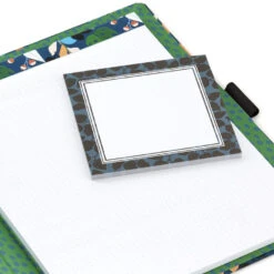 Hallmark Floral Clipboard Folio And Memo Pad Set -Hallmark Sales Store Floral Folio With Clipboard and 2 Memo Pads 3HWJ2102 04