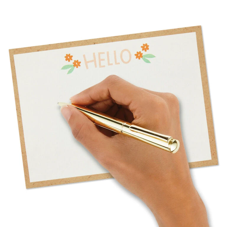 Hallmark Ivory Floral Flat Note Cards In Caddy, Box Of 40 8 Hallmark Ivory Floral Flat Note Cards In Caddy, Box Of 40 - Image 6