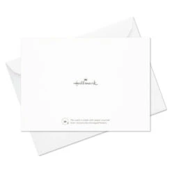 Hallmark Ivory Floral Flat Note Cards In Caddy, Box Of 40 15 Hallmark Ivory Floral Flat Note Cards In Caddy, Box Of 40 -Hallmark Sales Store Floral SinglePanel Note Cards With Caddy 3CNT5048 07