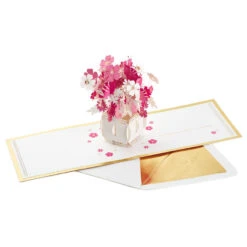 Hallmark Happy Thoughts Flower Bouquet 3D Pop-Up Thinking Of You Card -Hallmark Sales Store Flower Bouquet 3D PopUp Thinking of You Card 1299LAD9644 04