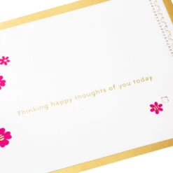 Hallmark Happy Thoughts Flower Bouquet 3D Pop-Up Thinking Of You Card -Hallmark Sales Store Flower Bouquet 3D PopUp Thinking of You Card 1299LAD9644 05