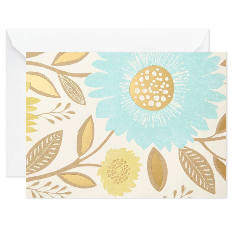 Hallmark Flowers And Dots Assorted Blank Note Cards, Box Of 50 3 Hallmark Flowers And Dots Assorted Blank Note Cards, Box Of 50 - Image 2