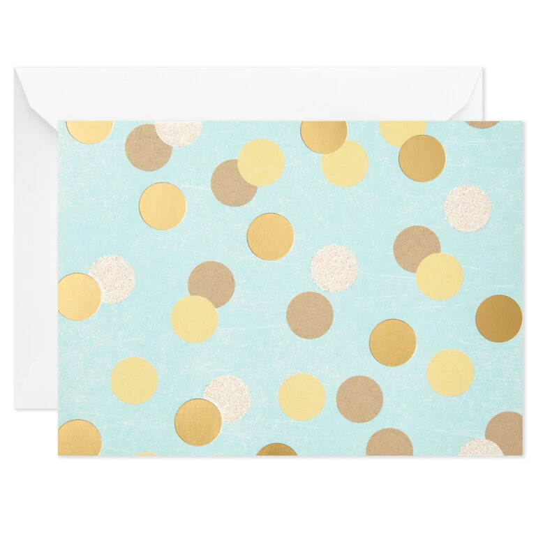 Hallmark Flowers And Dots Assorted Blank Note Cards, Box Of 50 4 Hallmark Flowers And Dots Assorted Blank Note Cards, Box Of 50 - Image 3