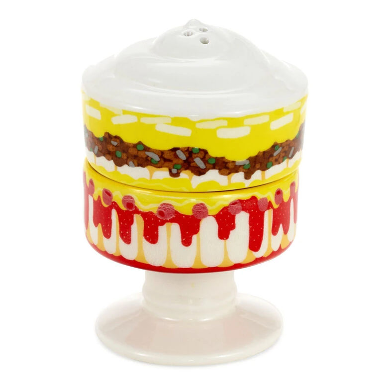 Hallmark Friends Rachel's Trifle Stacking Salt And Pepper Shakers, Set Of 2 3 Hallmark Friends Rachel's Trifle Stacking Salt And Pepper Shakers, Set Of 2