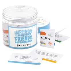 Hallmark Friends Trivia Cards Jar 9 Hallmark Friends Trivia Cards Jar -Hallmark Sales Store Friends Trivia Jar With 50 Cards 1PCL1007 03