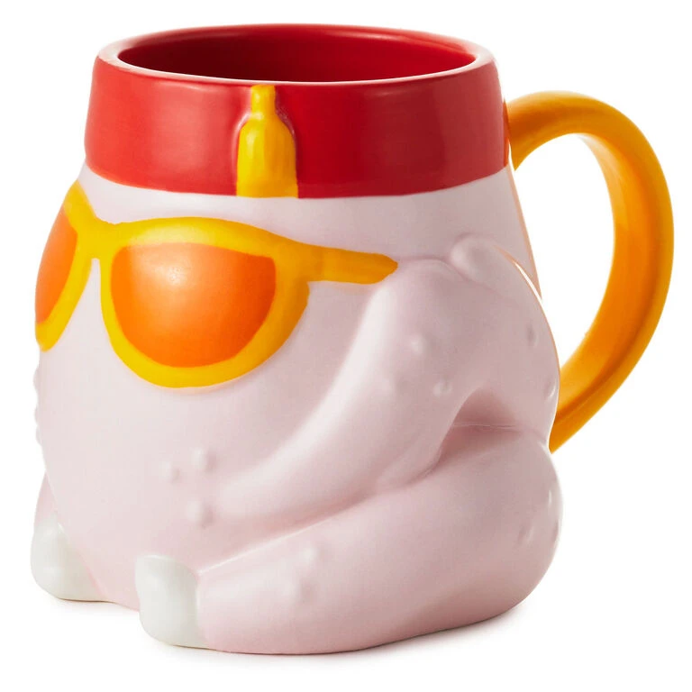 Hallmark Friends Turkey Head Mug, 15 Oz. 3 Hallmark Friends Turkey Head Mug, 15 Oz.
